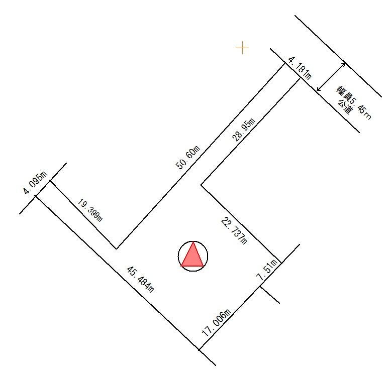 山の手1条13丁目土地図